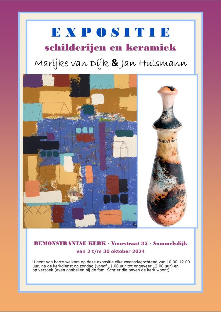 Expositie in de Remonstrants kerk Sommelsdijk