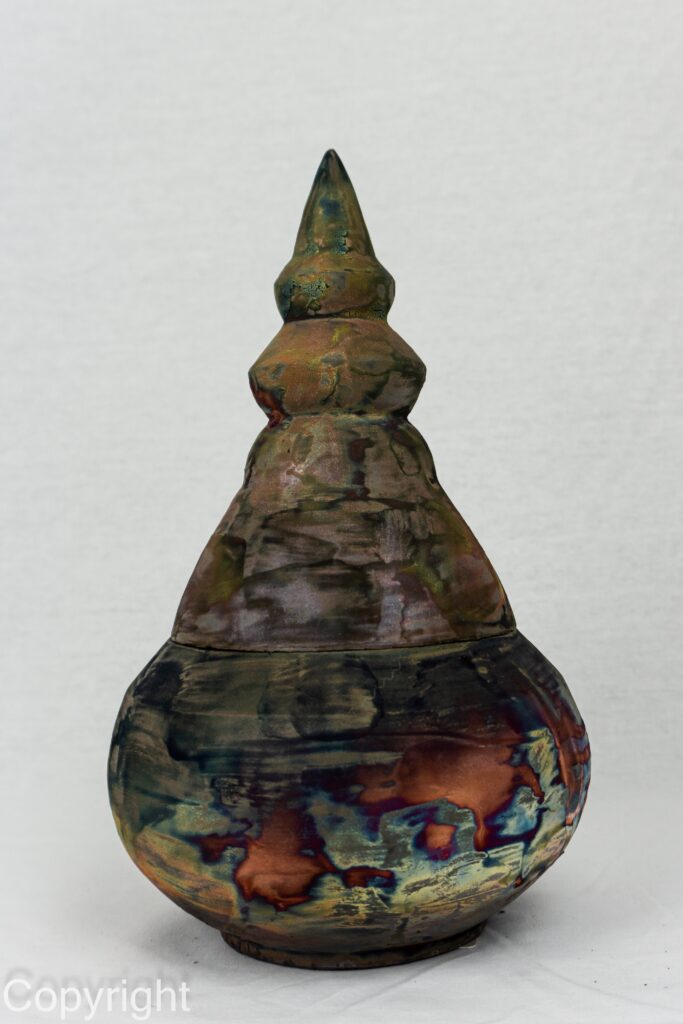 Pot kopermat pagode 2 ringen